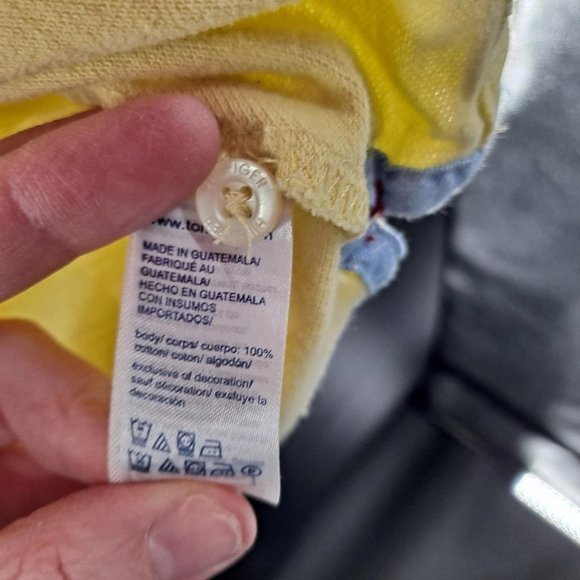 Tommy Hilfiger Yellow Polo Custom fit Size XL 100% Cotton - Picture 4 of 4